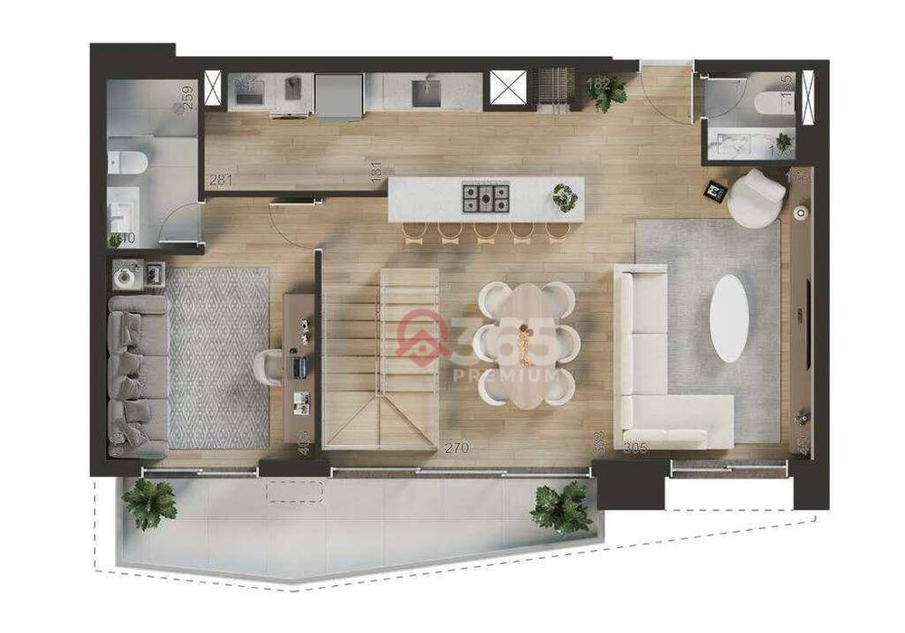 Apartamento, 1 quarto, 55 m² - Foto 4