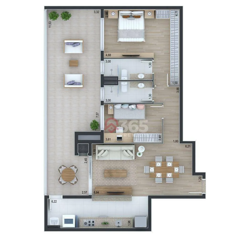 Apartamento, 2 quartos, 90 m² - Foto 7