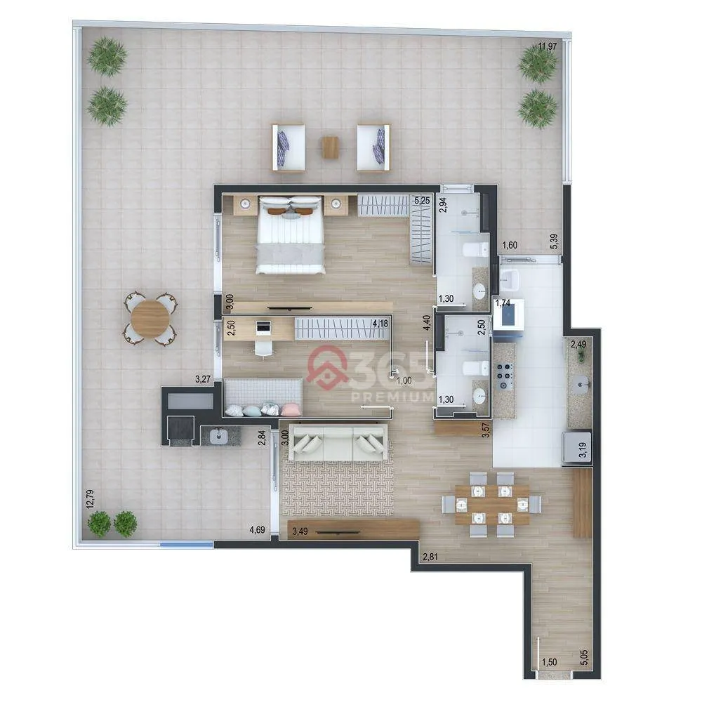 Apartamento, 2 quartos, 90 m² - Foto 8