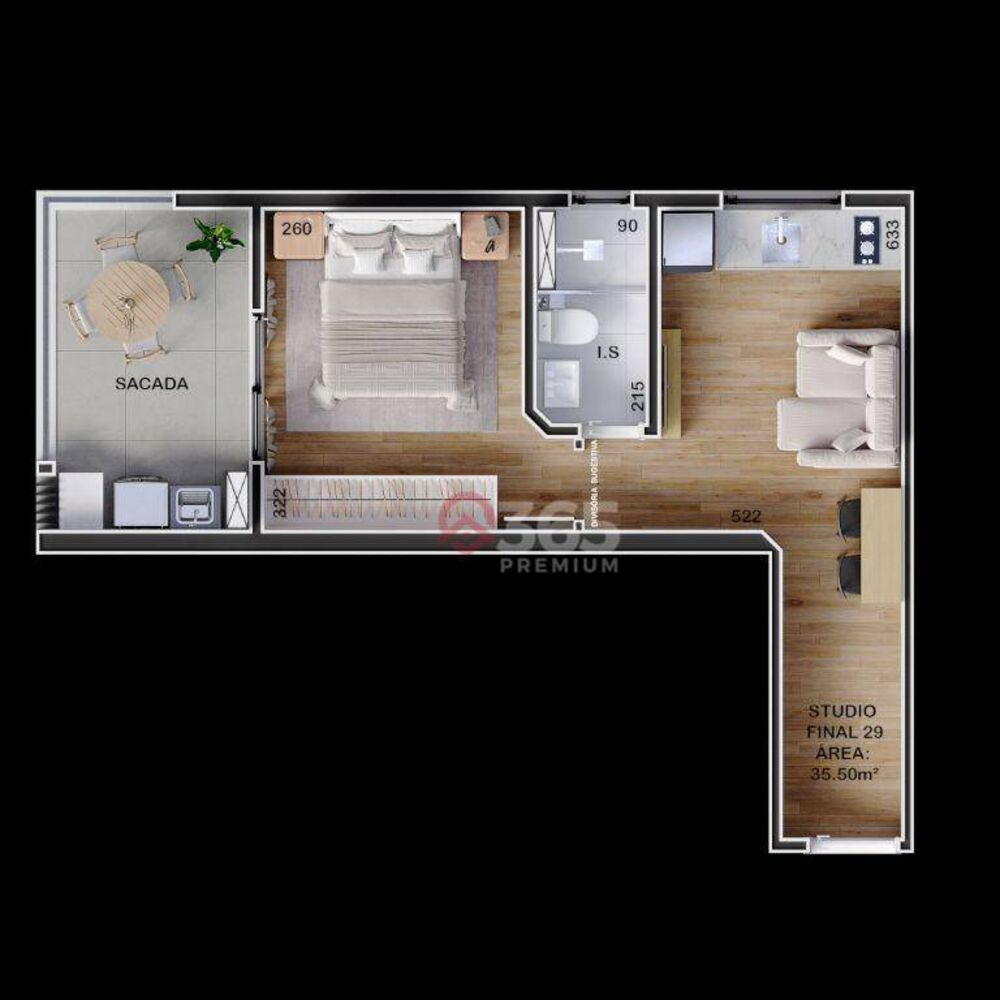 Kitnet-Studio, 29 m² - Foto 4