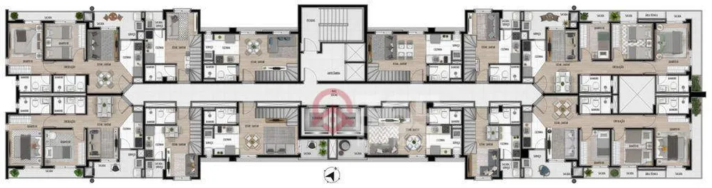 Apartamento, 2 quartos, 54 m² - Foto 28