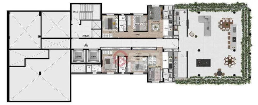 Apartamento, 2 quartos, 54 m² - Foto 27