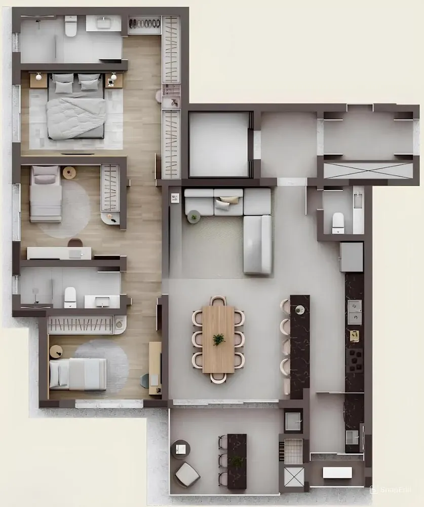 Cobertura, 4 quartos, 236 m² - Foto 9