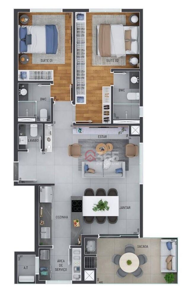 Cobertura à venda com 2 quartos, 133m² - Foto 19