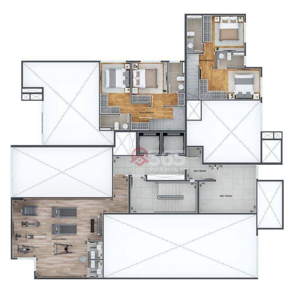 Cobertura à venda com 2 quartos, 133m² - Foto 15