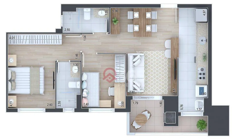 Apartamento, 3 quartos, 91 m² - Foto 27