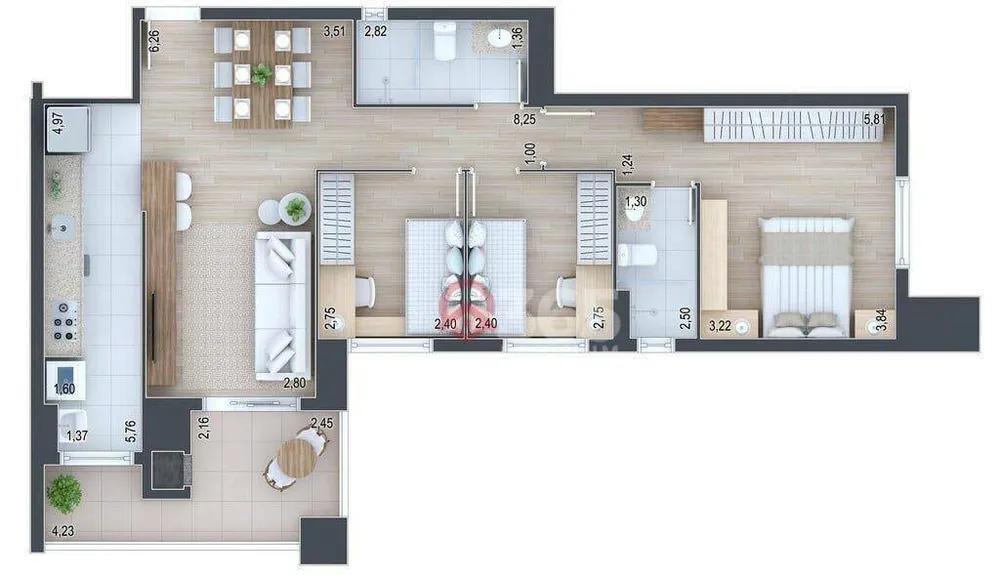 Apartamento, 3 quartos, 91 m² - Foto 23
