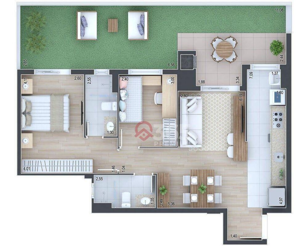 Apartamento à venda com 3 quartos, 91m² - Foto 15