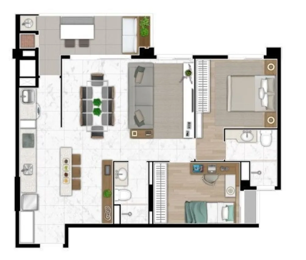 Apartamento, 3 quartos, 81 m² - Foto 24