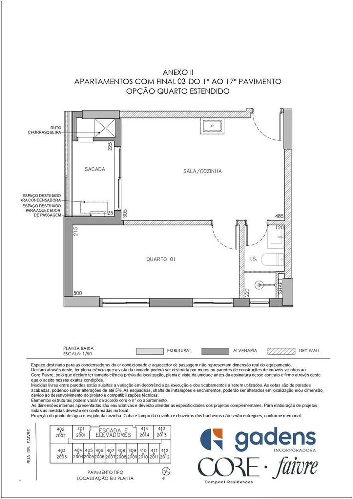 Kitnet-Studio, 18 m² - Foto 1