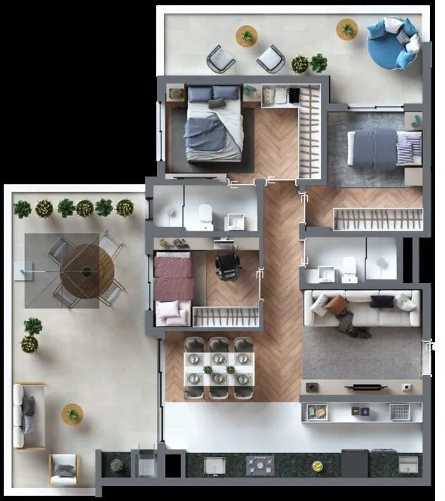 Apartamento, 2 quartos, 55 m² - Foto 7