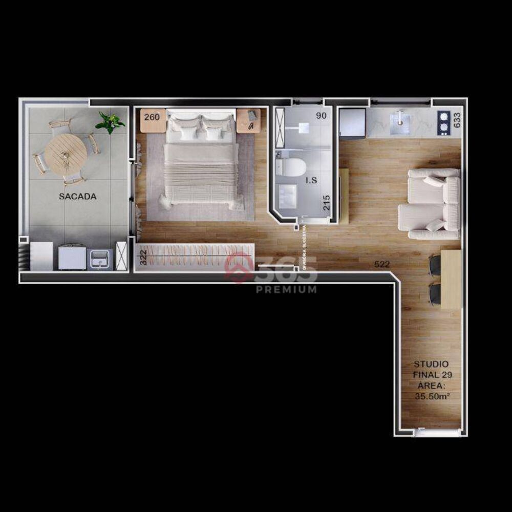 Apartamento, 1 quarto, 30 m² - Foto 4