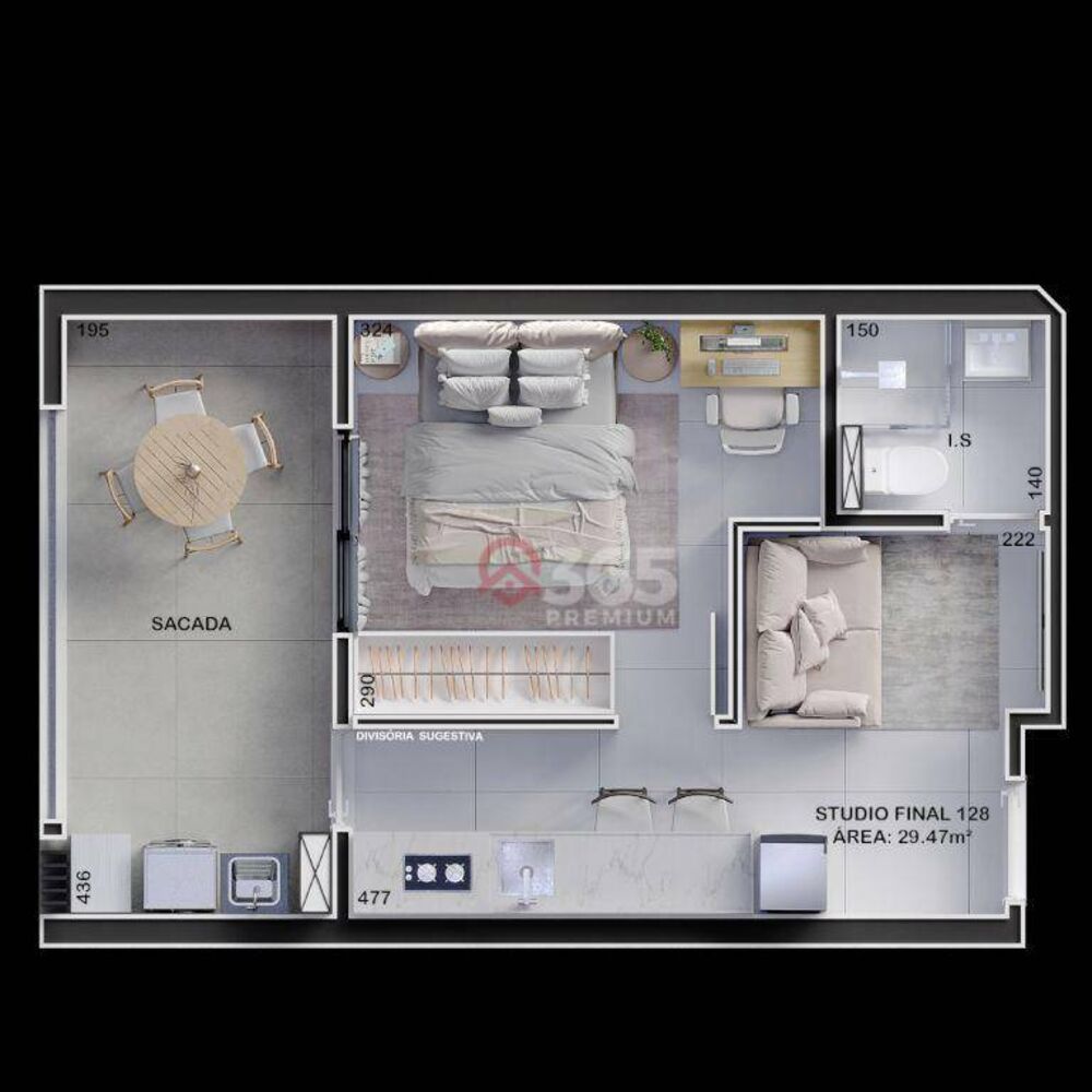 Apartamento, 1 quarto, 30 m² - Foto 3