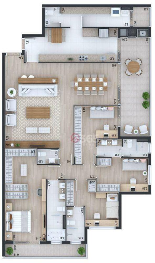 Cobertura, 3 quartos, 366 m² - Foto 18