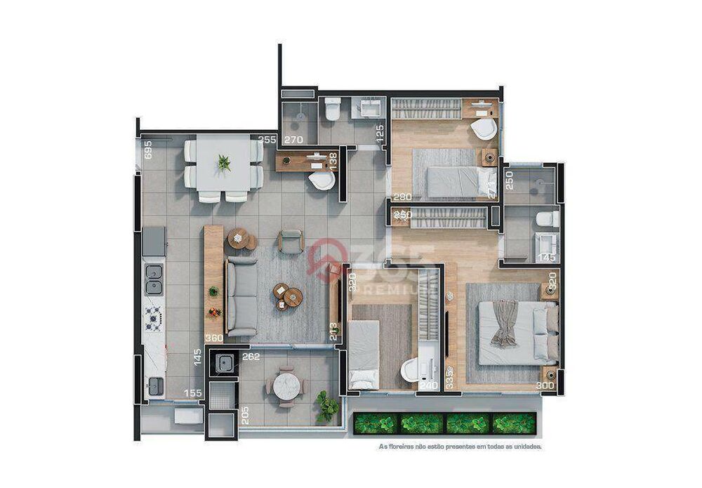 Cobertura, 3 quartos, 193 m² - Foto 2