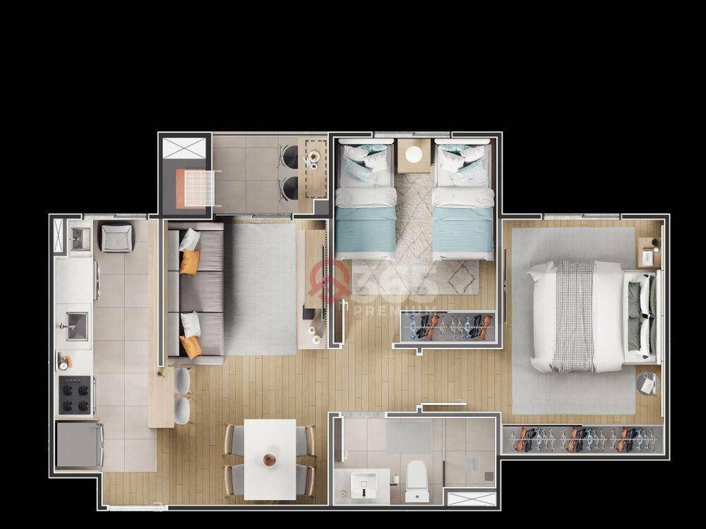 Apartamento, 2 quartos, 77 m² - Foto 17