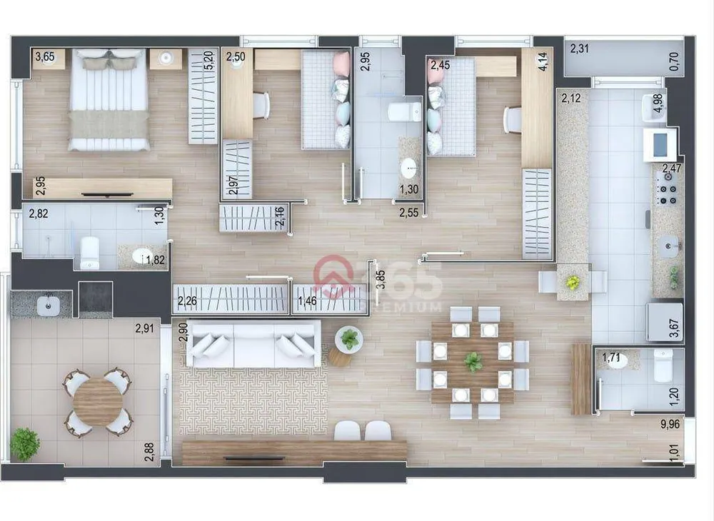 Apartamento, 2 quartos, 78 m² - Foto 6
