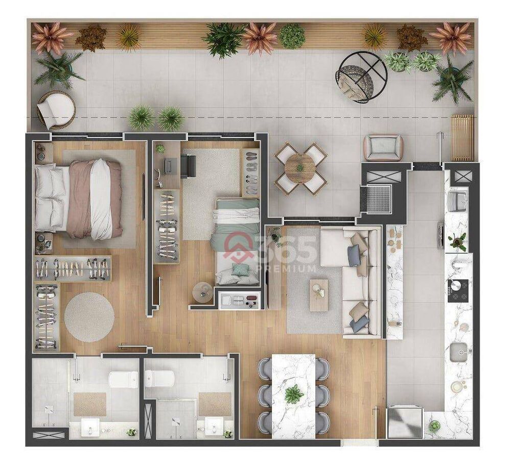 Apartamento, 2 quartos, 67 m² - Foto 6