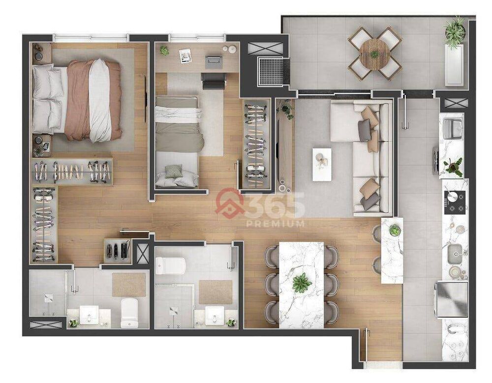 Apartamento, 2 quartos, 67 m² - Foto 7