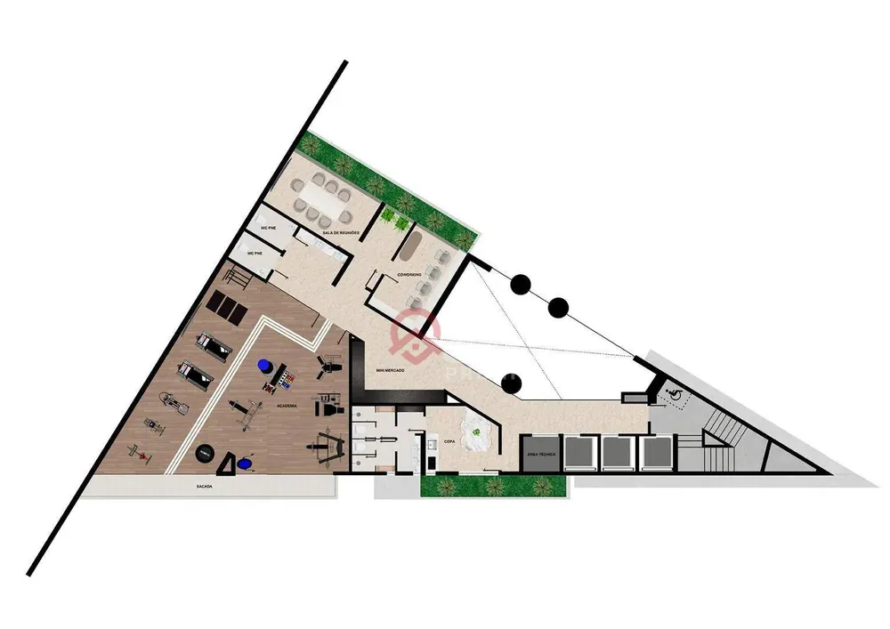 Apartamento, 1 quarto, 22 m² - Foto 12