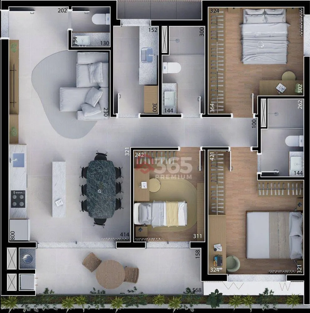 Apartamento, 2 quartos, 76 m² - Foto 3