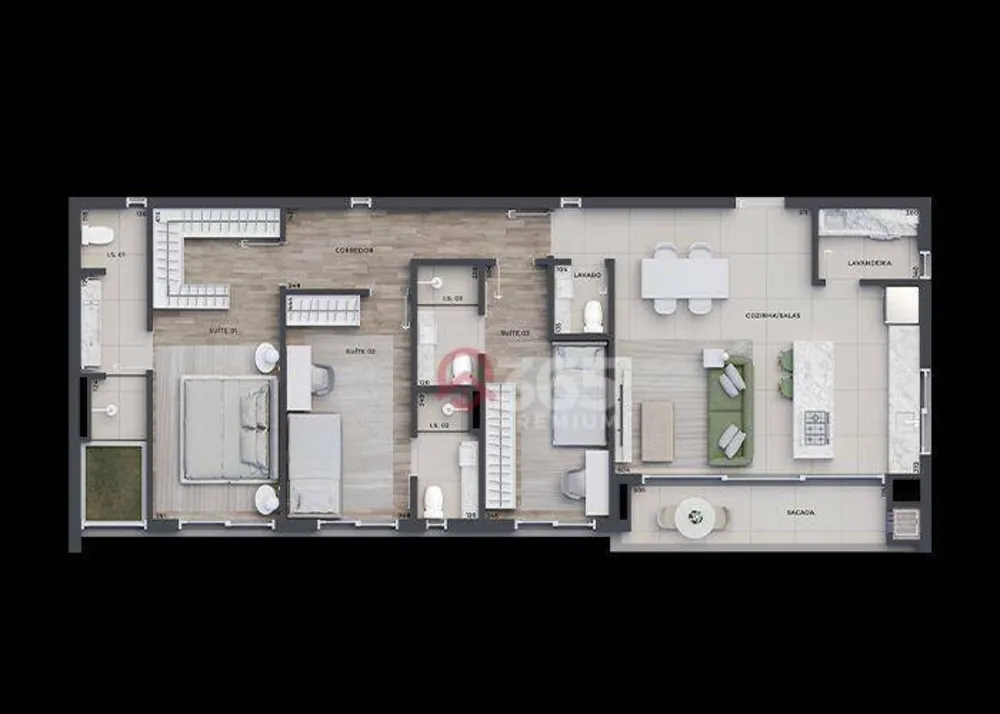 Apartamento, 3 quartos, 91 m² - Foto 10