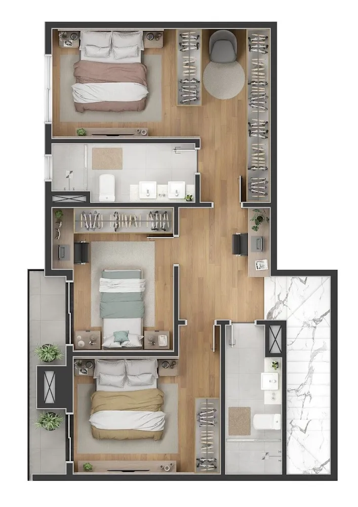Apartamento, 2 quartos, 67 m² - Foto 24