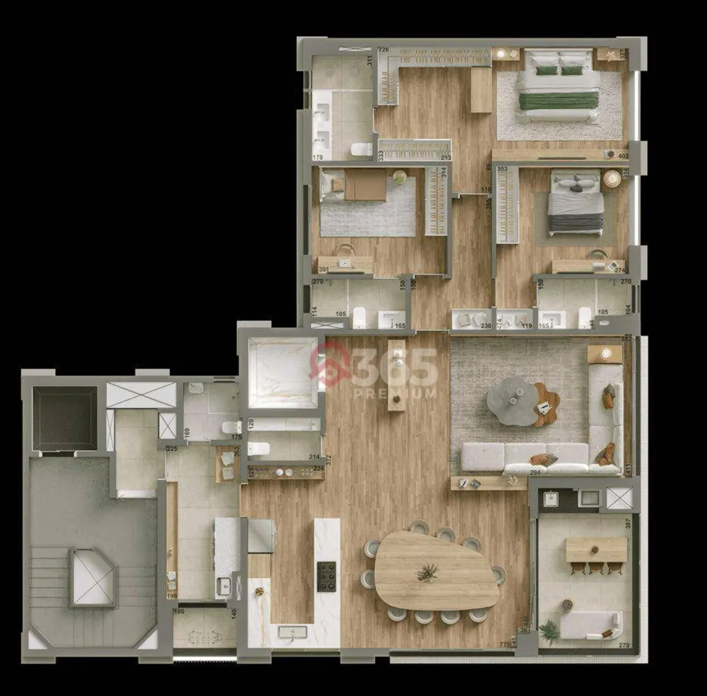 Apartamento, 3 quartos, 162 m² - Foto 4