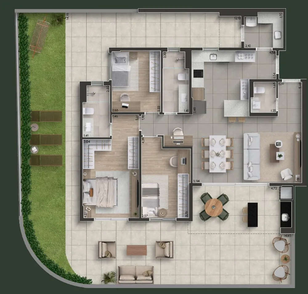 Apartamento, 3 quartos, 120 m² - Foto 11