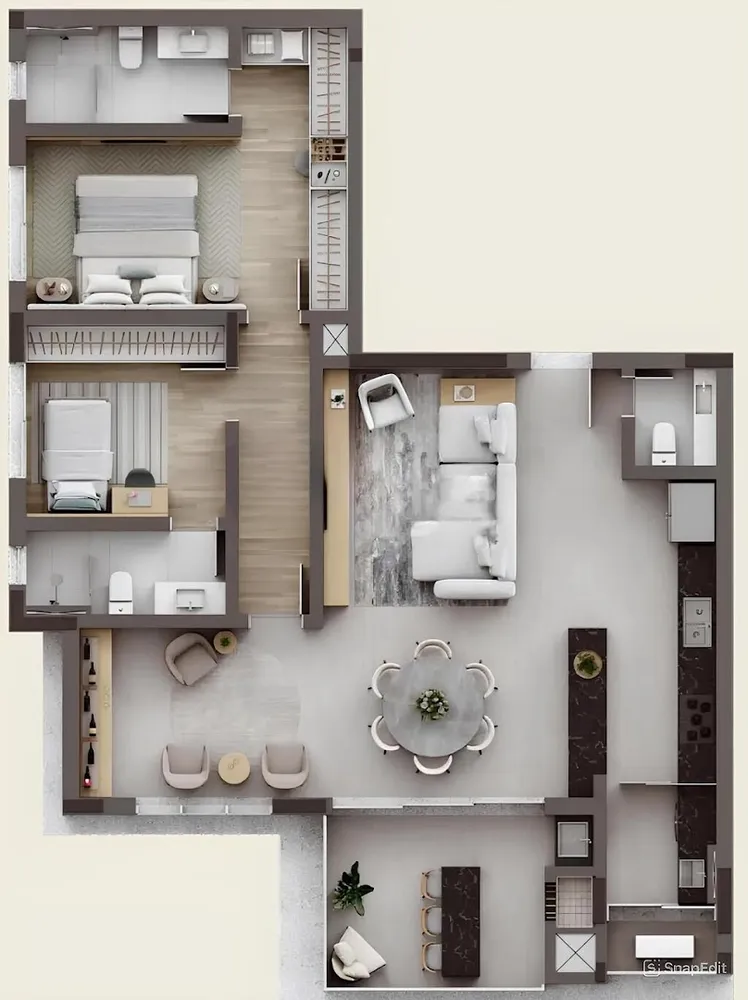 Apartamento, 2 quartos, 129 m² - Foto 9
