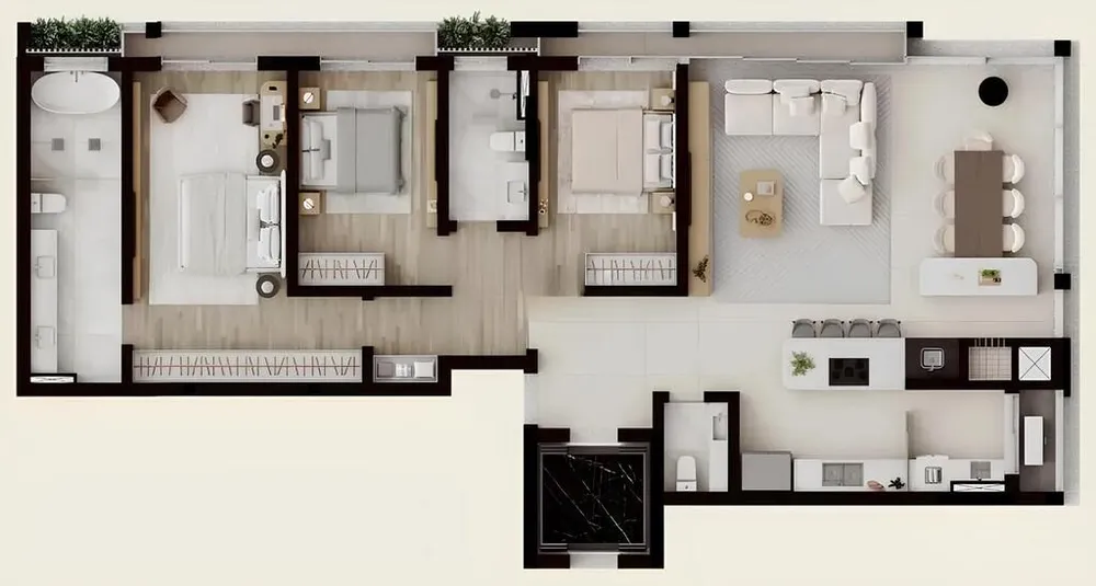 Apartamento, 2 quartos, 129 m² - Foto 14