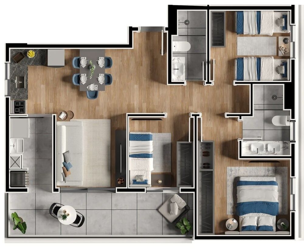 Cobertura, 3 quartos, 202 m² - Foto 18