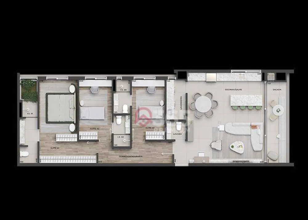 Apartamento, 3 quartos, 197 m² - Foto 13