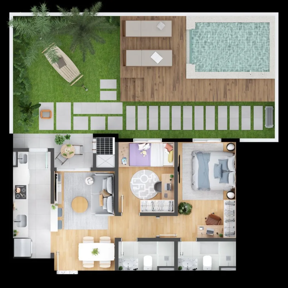 Apartamento, 2 quartos, 52 m² - Foto 9