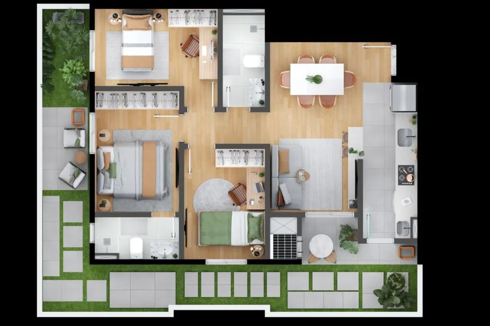 Apartamento, 2 quartos, 63 m² - Foto 8