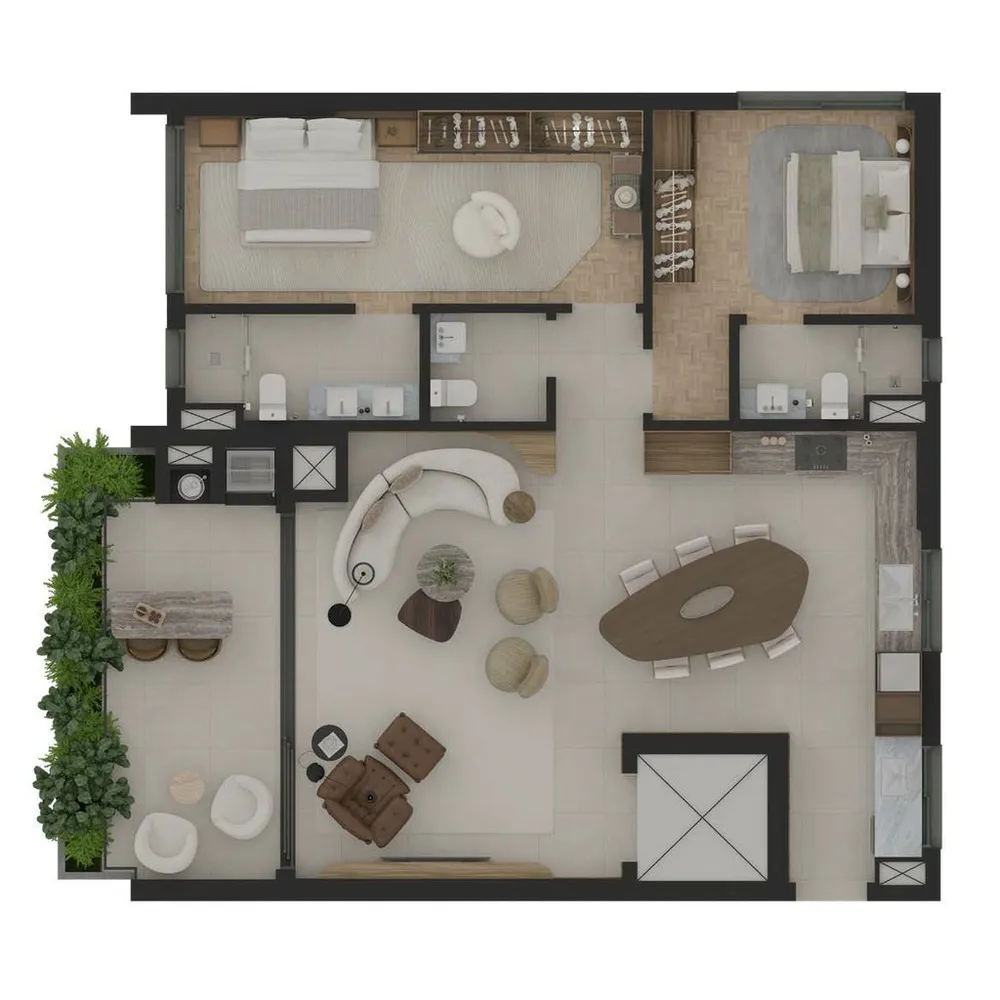Apartamento, 3 quartos, 208 m² - Foto 8