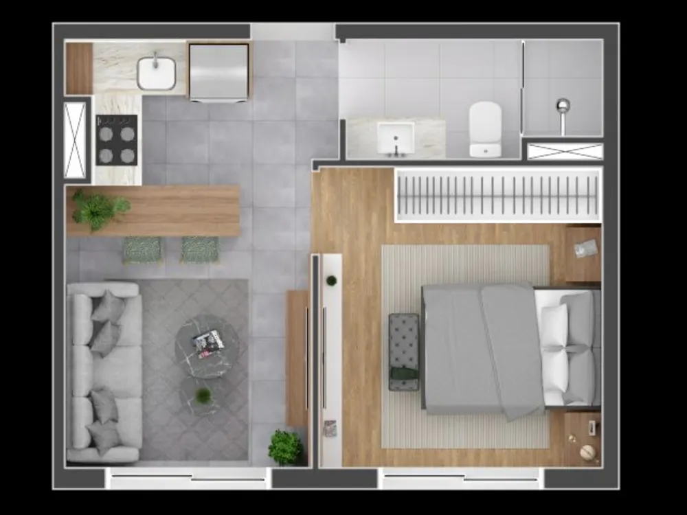 Apartamento, 1 quarto, 52 m² - Foto 14