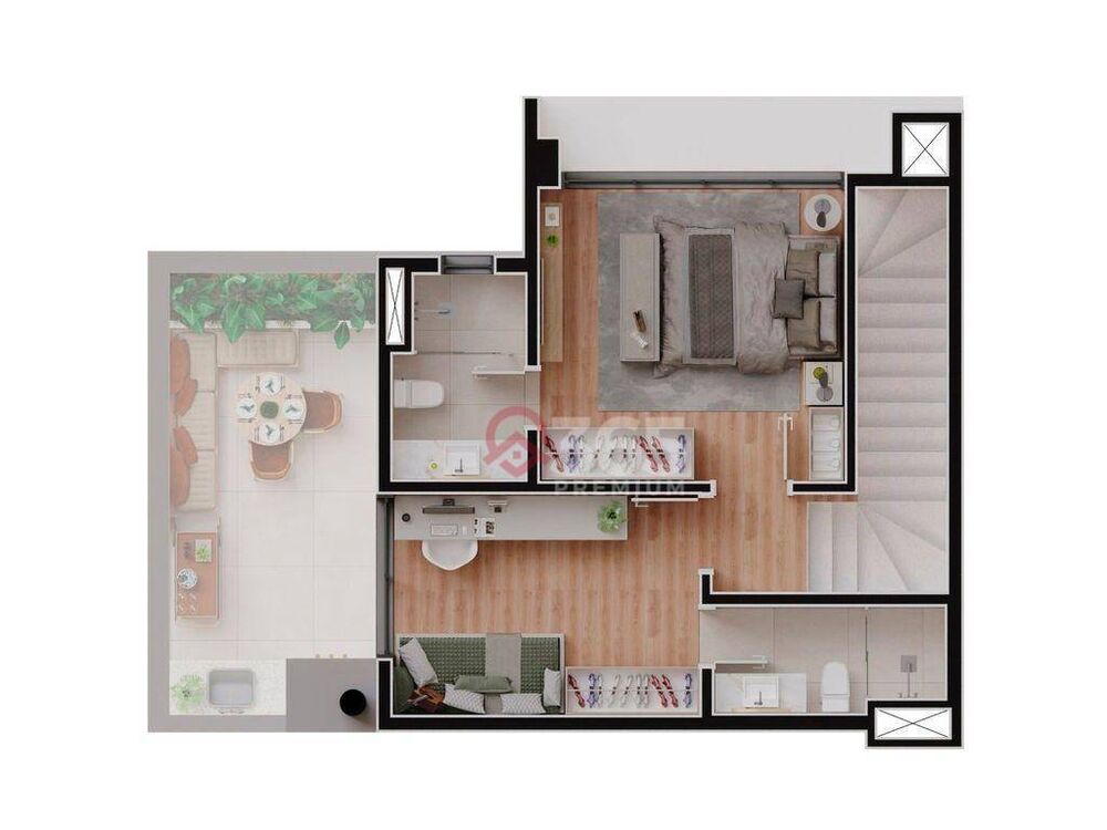 Apartamento, 1 quarto, 34 m² - Foto 4