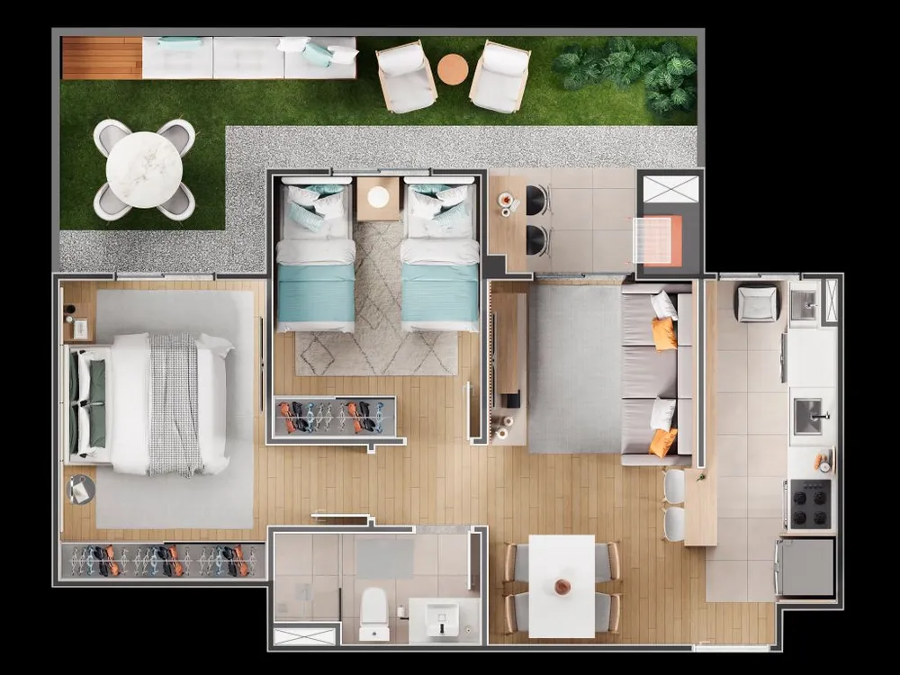 Apartamento, 2 quartos, 63 m² - Foto 12