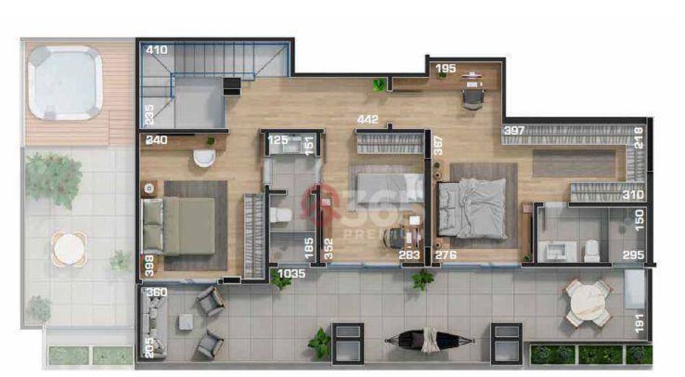 Apartamento, 3 quartos, 87 m² - Foto 1