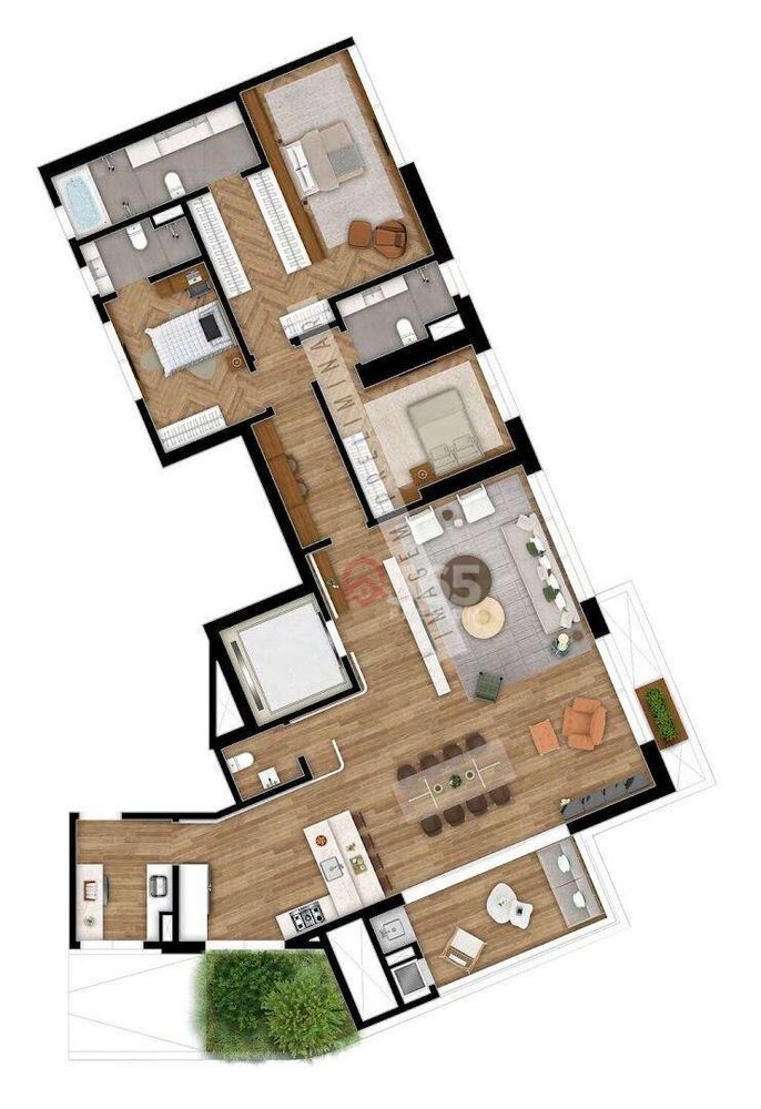 Apartamento, 3 quartos, 234 m² - Foto 3
