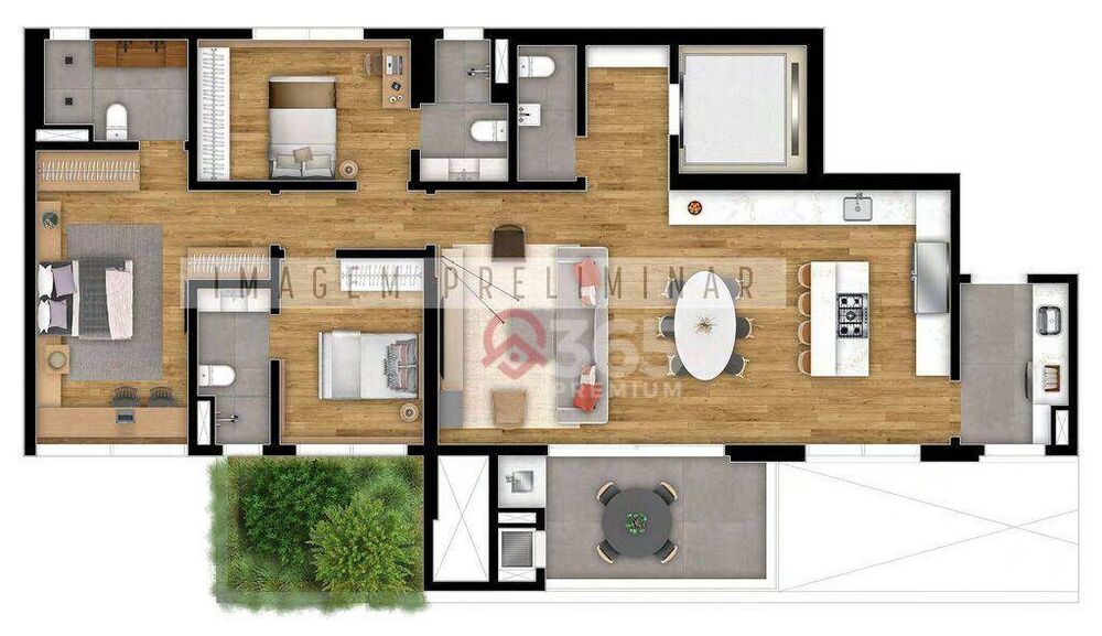 Apartamento, 3 quartos, 234 m² - Foto 12