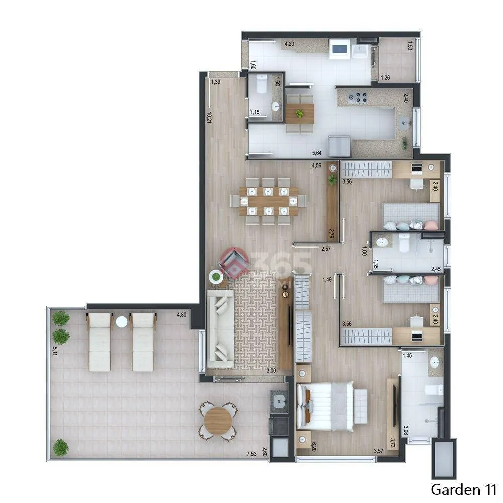 Apartamento, 3 quartos, 119 m² - Foto 13