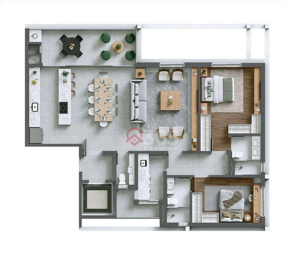 Apartamento, 3 quartos, 147 m² - Foto 12