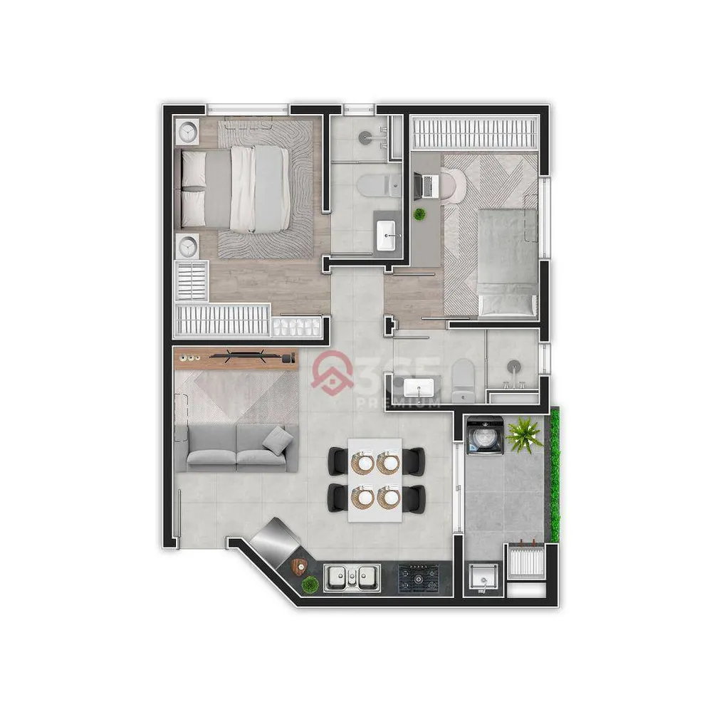 Apartamento, 2 quartos, 64 m² - Foto 6