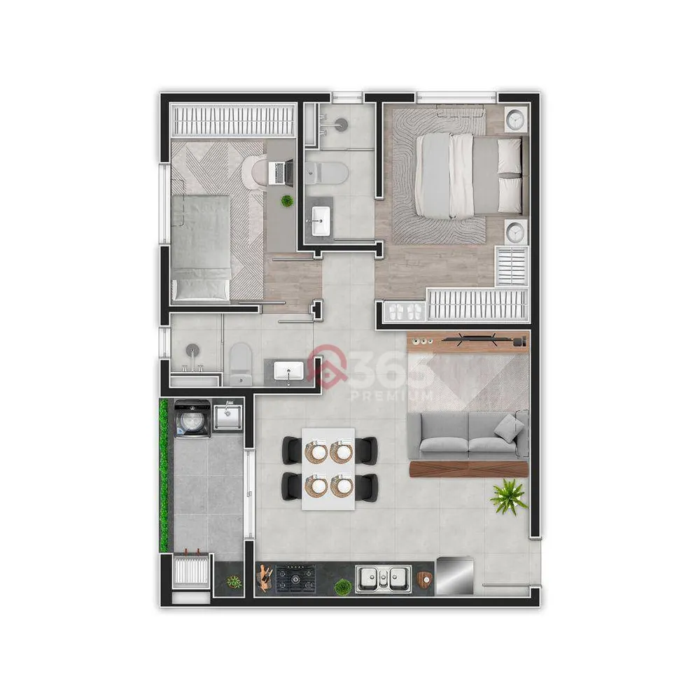 Apartamento, 2 quartos, 64 m² - Foto 5