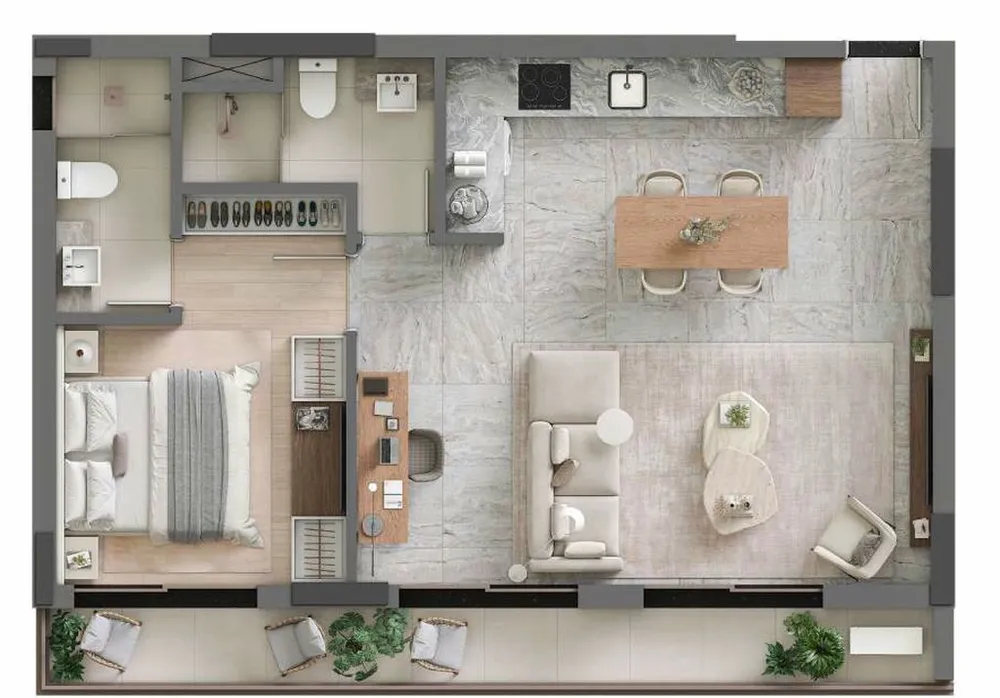 Kitnet-Studio, 32 m² - Foto 8
