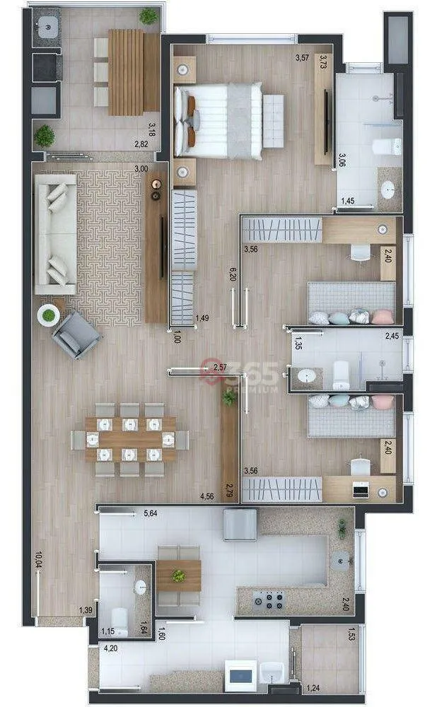 Apartamento, 3 quartos, 119 m² - Foto 13