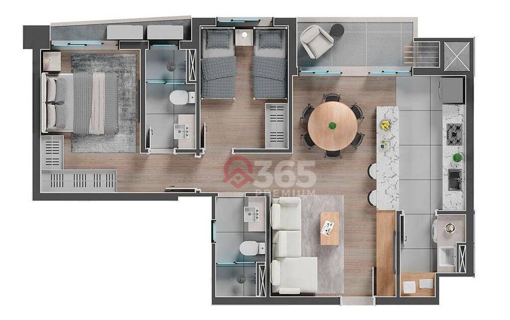 Apartamento à venda com 2 quartos, 75m² - Foto 15