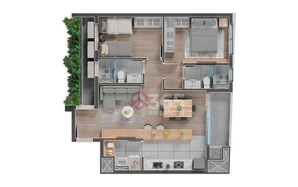 Apartamento à venda com 2 quartos, 75m² - Foto 19
